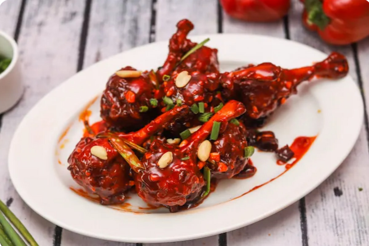 Kung Pao Chicken Lollipop